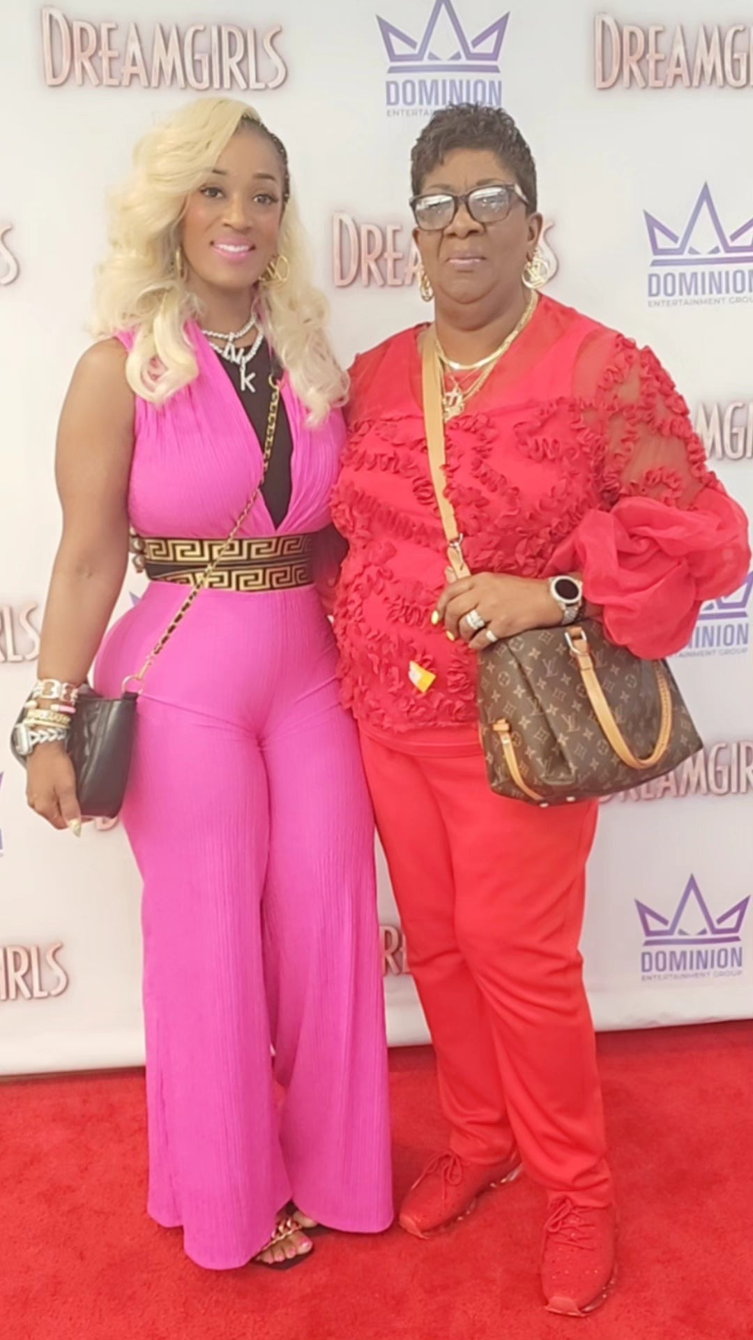 THE LUXE NK GLAM BLACK GREEK 2PC PANTS SET-NKGRK