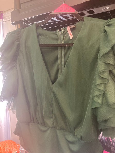 THE LUXE NK GLAM GIRL 2023 FALL COLLECTION - MISS OH SO PRETTY PUFF SLEEVE TOP - 4212