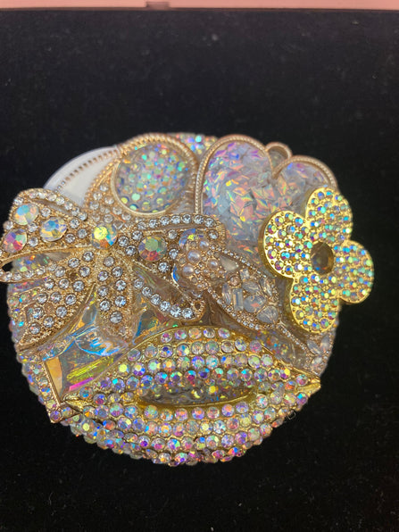 THE LUXE NK GLAM GIRL CUSTOM RHINESTONE COLLECTION - RHINESTONE MIRRORS AND PILL BOTTLES
