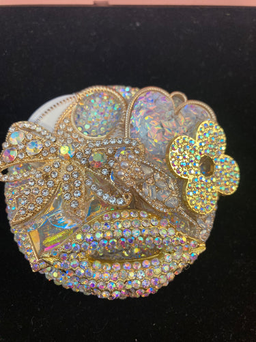 THE LUXE NK GLAM GIRL CUSTOM RHINESTONE COLLECTION - RHINESTONE MIRRORS AND PILL BOTTLES