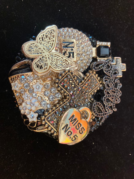 THE LUXE NK GLAM GIRL CUSTOM RHINESTONE COLLECTION - RHINESTONE MIRRORS AND PILL BOTTLES