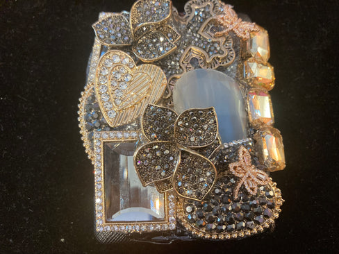 THE LUXE NK GLAM GIRL CUSTOM RHINESTONE COLLECTION - RHINESTONE MIRRORS AND PILL BOTTLES