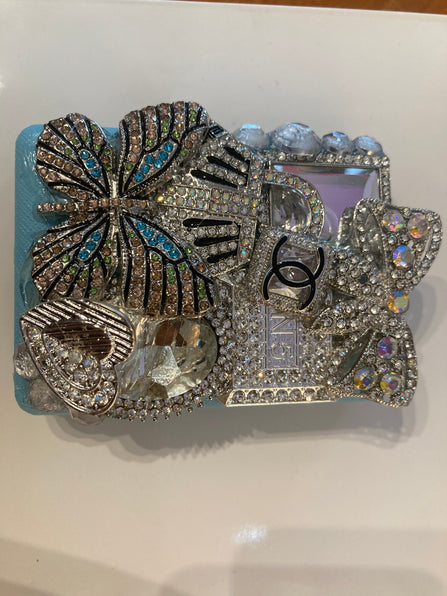 THE LUXE NK GLAM GIRL CUSTOM RHINESTONE COLLECTION - RHINESTONE MIRRORS AND PILL BOTTLES