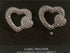 THE LUXE NK GLAM GIRL JEWELRY COLLECTIONS- SILVER X AND HEARTS BRACELET-4815