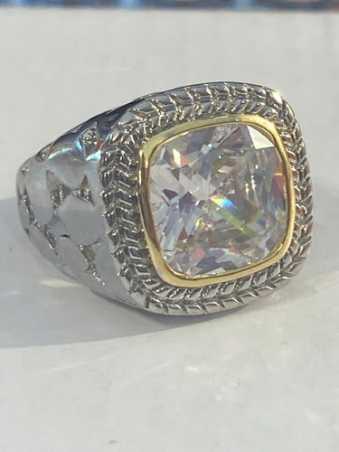 THE LUXE NK GLAM GIRL LUXURY JEWELRY COLLECTION - CZ RHINESTONE PRINCESS RING - VOLUME 2 RINGS