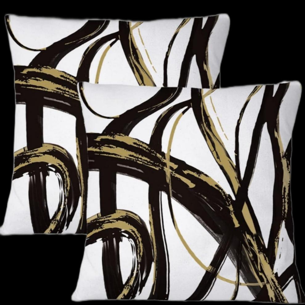 THE LUXE NK GLAM LUXURY HOME DECOR COLLECTION - NK MODERN & CHIC ABSTRACT COLLECTION - HDCOLLECTION100