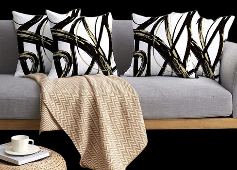 THE LUXE NK GLAM LUXURY HOME DECOR COLLECTION - NK MODERN & CHIC ABSTRACT COLLECTION - HDCOLLECTION100