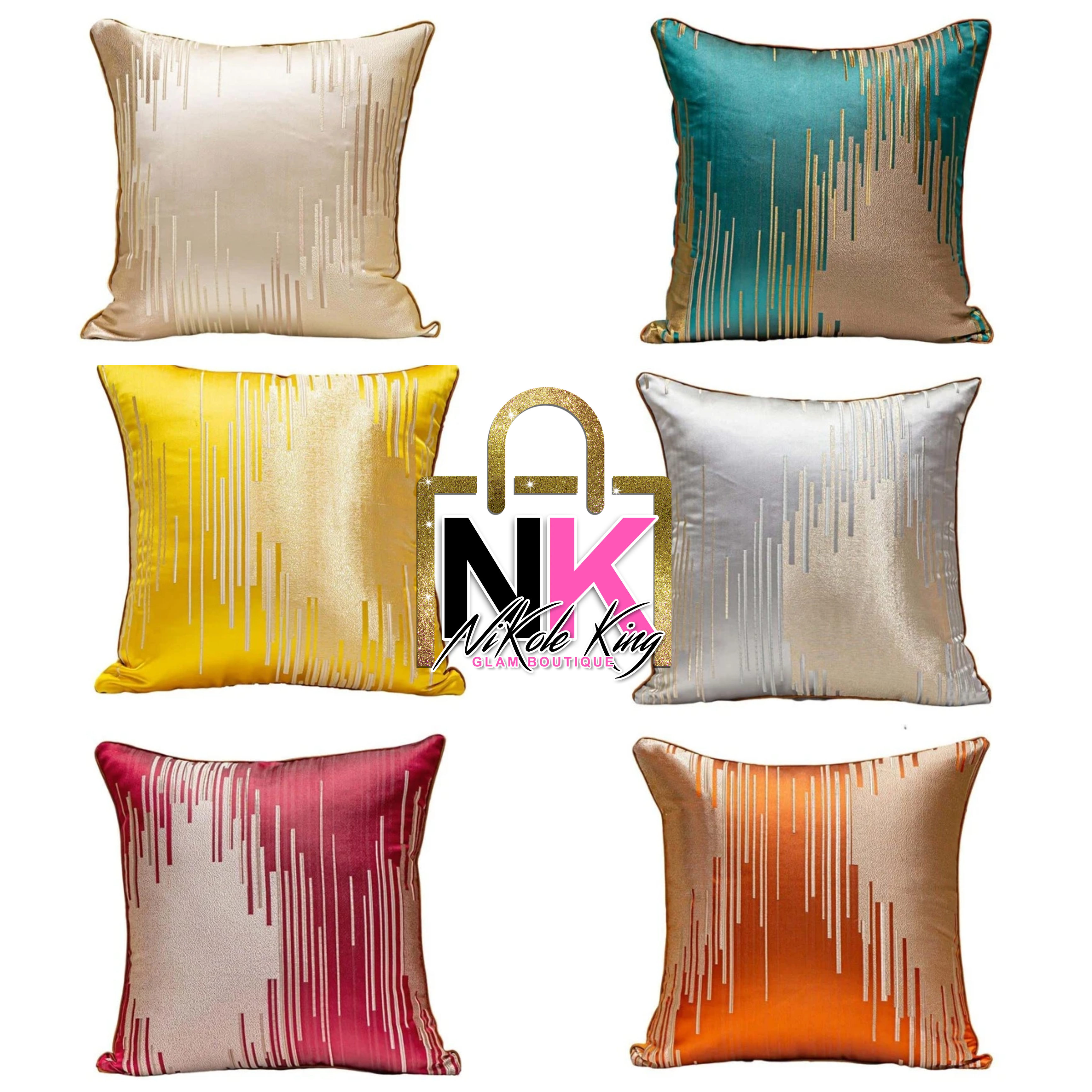 THE LUXE NK GLAM GIRL HOME DECOR COLLECTION - TAUPE SUMMER COLLECTION - NKHDP250