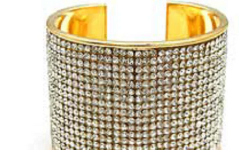 THE LUXE NK GLAM GIRL LUXURY JEWELRY COLLECTION - SIMPLE BUT ELEGANT METAL CUFF /BANGLE /BRACELETS - BG5336