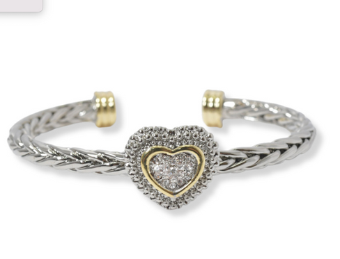 THE LUXE NK GLAM GIRL LUXURY JEWELRY COLLECTION -SILVER/GOLD HEART COLLECTION-VOLUME 1