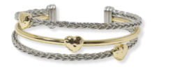 THE LUXE NK GLAM GIRL LUXURY JEWELRY COLLECTION -SILVER/GOLD HEART COLLECTION-VOLUME 1