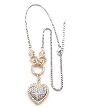 THE LUXE NK GLAM GIRL LUXURY JEWELRY COLLECTION -SILVER/GOLD HEART COLLECTION-VOLUME 1