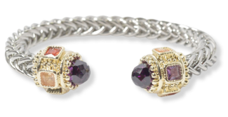 THE LUXE NK GLAM GIRL LUXURY JEWELRY COLLECTIONS-14K PLATED MULTI COLORED RHINESTONE