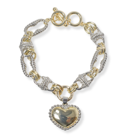 THE LUXE NK GLAM GIRL LUXURY JEWELRY COLLECTION -SILVER/GOLD HEART COLLECTION-VOLUME 1