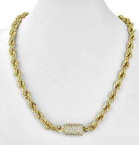 THE LUXE NK GLAM GIRL LUXURY JEWELRY COLLECTION - RHINESTONE CLUSTERED MAGNETIC CLASP BRACELET & BANGLES