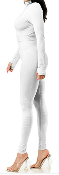 THE LUXE NK GLAM GIRL BASIC SEAMLESS 2PC ACTIVE SET COLLECTION- 2176A