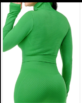 THE LUXE NK GLAM GIRL BASIC SEAMLESS 2PC ACTIVE SET COLLECTION- 2176A