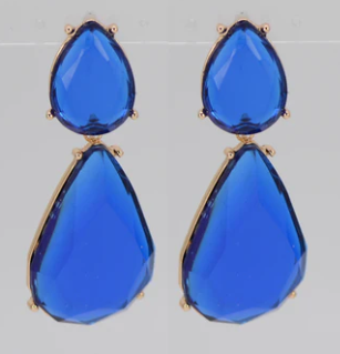 THE LUXE NK GLAM CLASSY LUXURY JEWELRY COLLECTION -ACRYLIC CRYSTAL EARRINGS - VOLUME 2