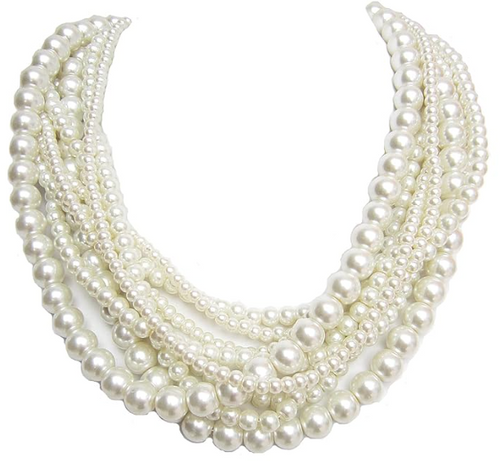 THE LUXE NK GLAM GIRL CUSTOM JEWELRY COLLECTION - NIKOLE'S CUSTOM BEADED PEARL NECKLACE SETS - PEARL SETS VOLUME 1