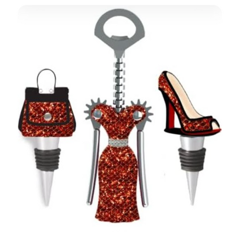 THE LUXE NK GLAM GIRL HOME/KITCHEN DECOR COLLECTIONS-WINE1