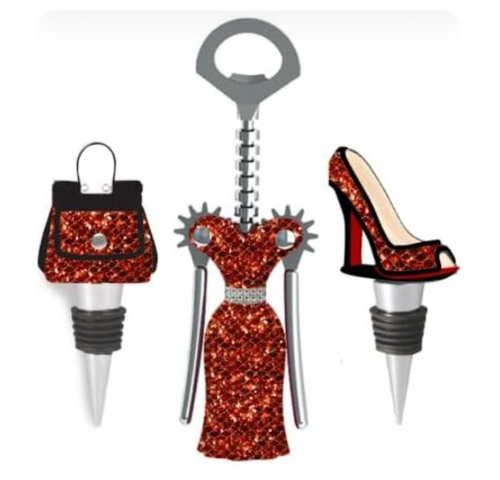 THE LUXE NK GLAM GIRL HOME/KITCHEN DECOR COLLECTIONS-WINE1
