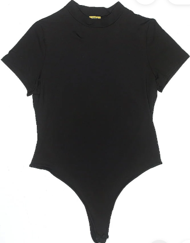 THE LUXE NK GLAM SNAP BODYSUIT-DB1404