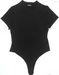 THE LUXE NK GLAM SNAP BODYSUIT-DB1404