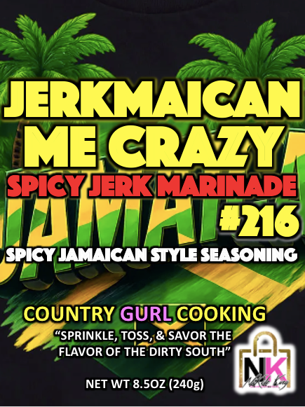 THE JERKMAICAN ME CRAZY DRY RUB & MARINADE GLAZES CARIBBEAN COLLECTION