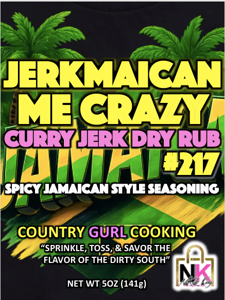 THE JERKMAICAN ME CRAZY DRY RUB & MARINADE GLAZES CARIBBEAN COLLECTION