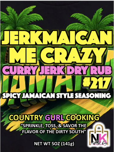 THE JERKMAICAN ME CRAZY DRY RUB & MARINADE GLAZES CARIBBEAN COLLECTION