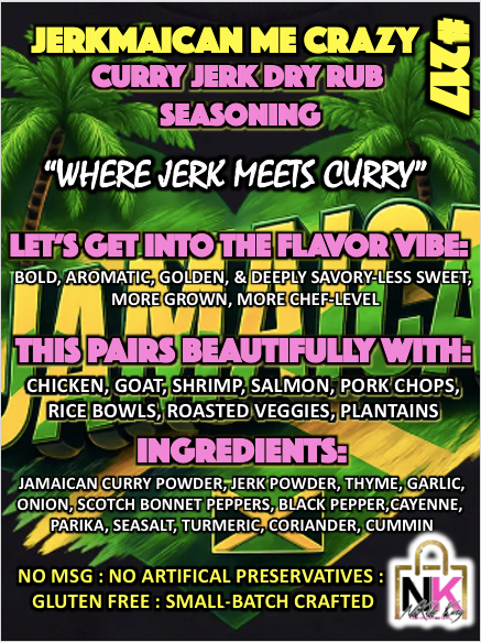 THE JERKMAICAN ME CRAZY DRY RUB & MARINADE GLAZES CARIBBEAN COLLECTION