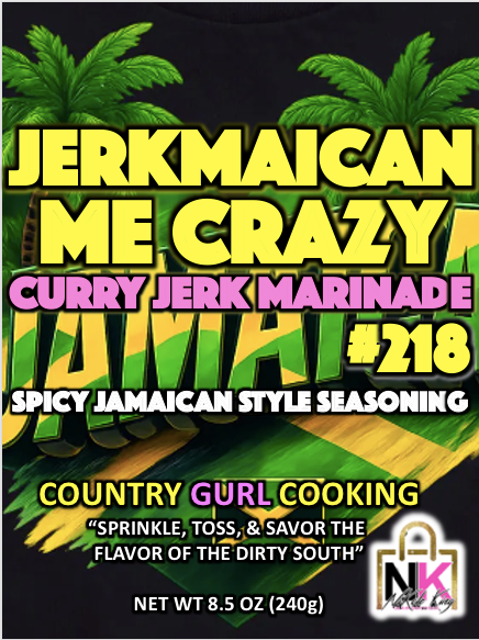 THE JERKMAICAN ME CRAZY DRY RUB & MARINADE GLAZES CARIBBEAN COLLECTION