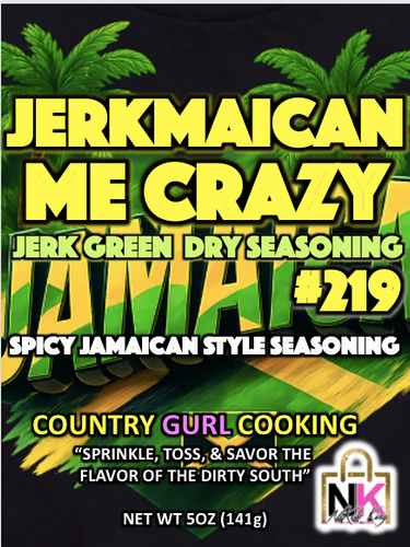 THE JERKMAICAN ME CRAZY DRY RUB & MARINADE GLAZES CARIBBEAN COLLECTION