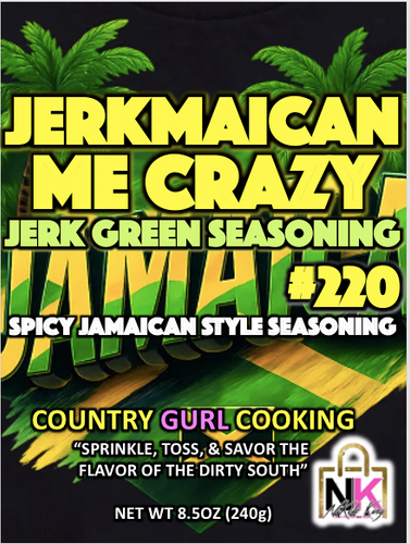 THE JERKMAICAN ME CRAZY DRY RUB & MARINADE GLAZES CARIBBEAN COLLECTION