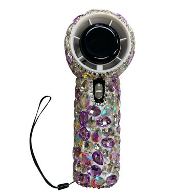 THE LUXE NK GLAM GIRL LUXURY RHINESTONE COLLECTION - THE CHUNKY RHINESTONE DIGITAL "MJB" FAN