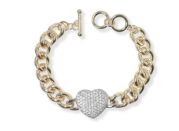 THE LUXE NK GLAM GIRL LUXURY JEWELRY COLLECTION -SILVER/GOLD HEART COLLECTION-VOLUME 1