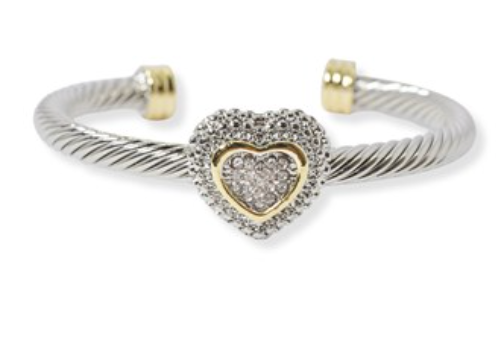 THE LUXE NK GLAM GIRL LUXURY JEWELRY COLLECTION -SILVER/GOLD HEART COLLECTION-VOLUME 1