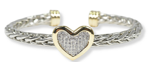 THE LUXE NK GLAM GIRL LUXURY JEWELRY COLLECTION -SILVER/GOLD HEART COLLECTION-VOLUME 1