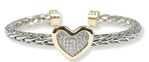 THE LUXE NK GLAM GIRL LUXURY JEWELRY COLLECTION -SILVER/GOLD HEART COLLECTION-VOLUME 1