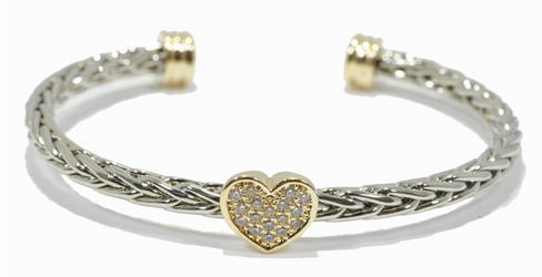 THE LUXE NK GLAM GIRL LUXURY JEWELRY COLLECTION -SILVER/GOLD HEART COLLECTION-VOLUME 1