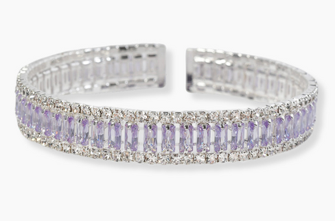 THE LUXE NK GLAM GIRL HIGH FASHION  LUXURY JEWELRY COLLECTION - NK GLAM GIRL RHINESTONE COIL BRACELET KB
