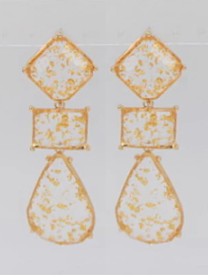 THE LUXE NK GLAM GIRL LUXURY JEWELRY COLLECTION - NK GLAM CRYSTAL ICE - ER801