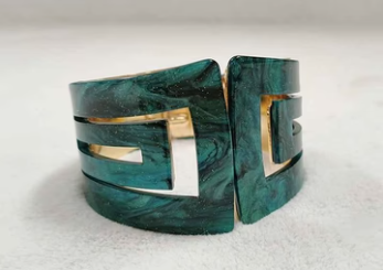 THE LUXE NK GLAM GIRL LUXURY JEWELRY COLLECTION - CELLULOID ACETATE BANGLE BRACELETS - VOLUME 1