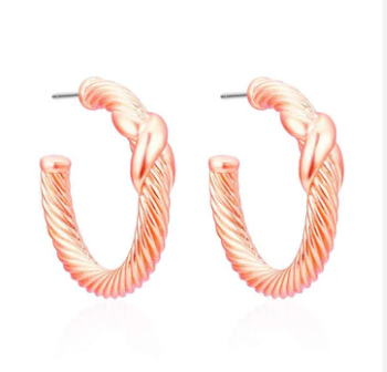 THE LUXE NK GLAM GIRL LUXURY JEWELRY COLLECTION - COLORED TWISTED HOOP COLLECTION - VOLUME 1