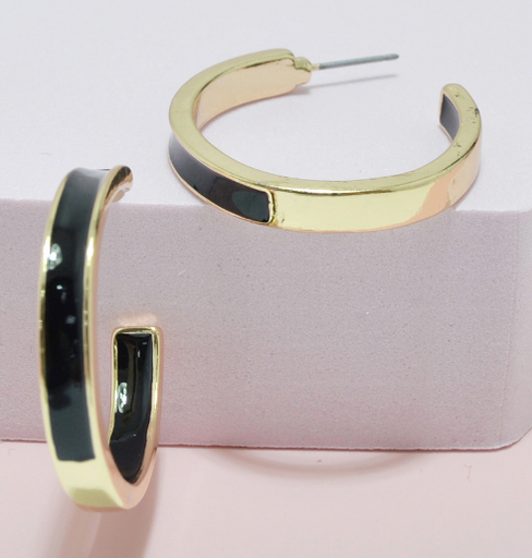 THE LUXE NK GLAM GIRL LUXURY JEWELRY COLLECTION - COLORED TWISTED HOOP COLLECTION - VOLUME 1