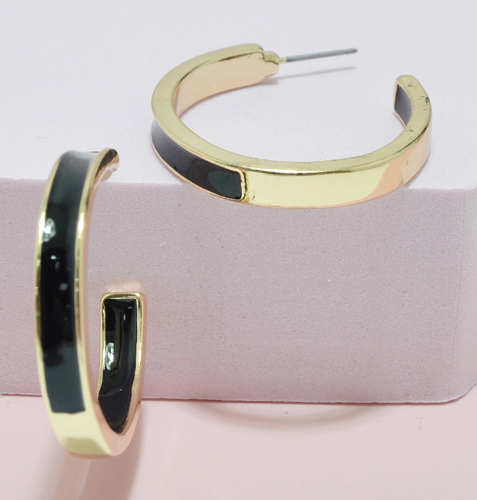 THE LUXE NK GLAM GIRL LUXURY JEWELRY COLLECTION - COLORED TWISTED HOOP COLLECTION - VOLUME 1