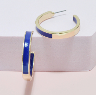THE LUXE NK GLAM GIRL LUXURY JEWELRY COLLECTION - COLORED TWISTED HOOP COLLECTION - VOLUME 1