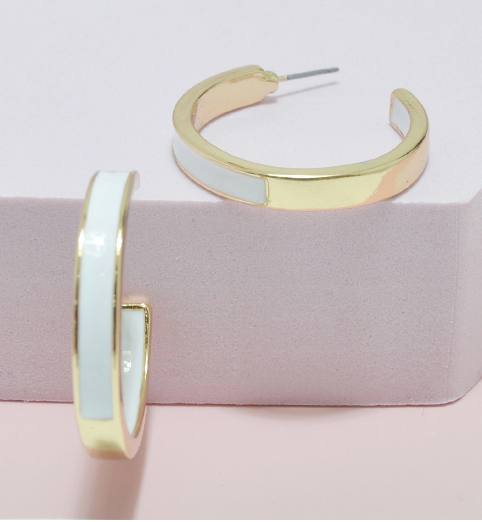 THE LUXE NK GLAM GIRL LUXURY JEWELRY COLLECTION - COLORED TWISTED HOOP COLLECTION - VOLUME 1