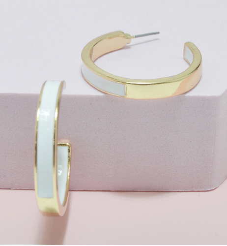 THE LUXE NK GLAM GIRL LUXURY JEWELRY COLLECTION - COLORED TWISTED HOOP COLLECTION - VOLUME 1