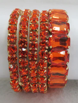 THE LUXE NK GLAM GIRL LUXURY JEWELRY COLLECTION - CELLULOID ACETATE BANGLE BRACELETS - VOLUME 1